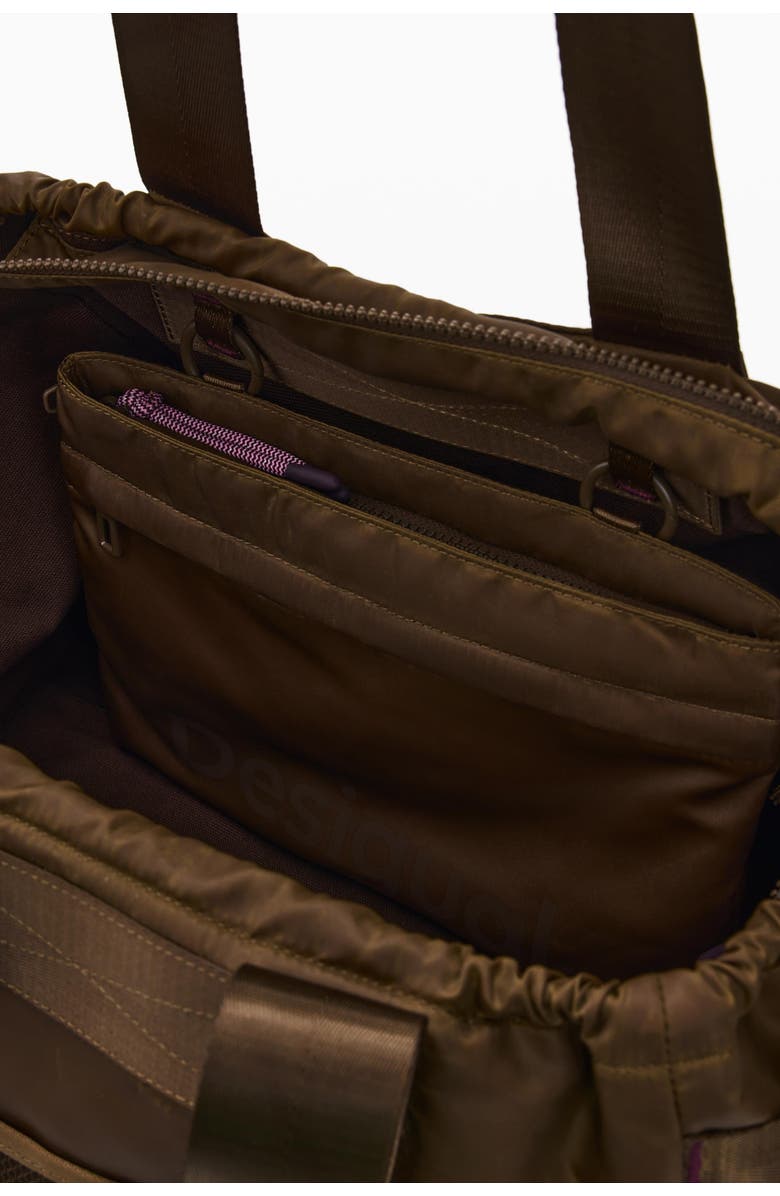 Desigual Cord Detail Shopper Tote, Alternate, color,