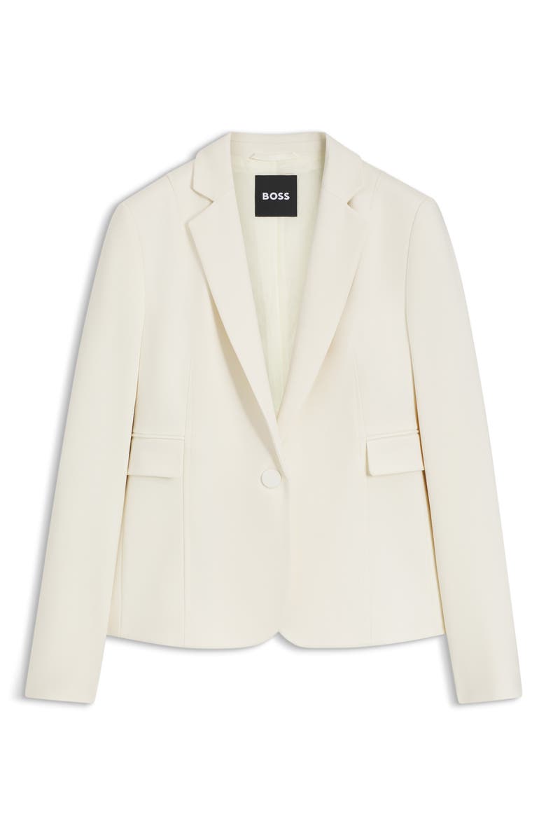 BOSS Jia Water Repellent Blazer, Alternate, color, Soft Cream