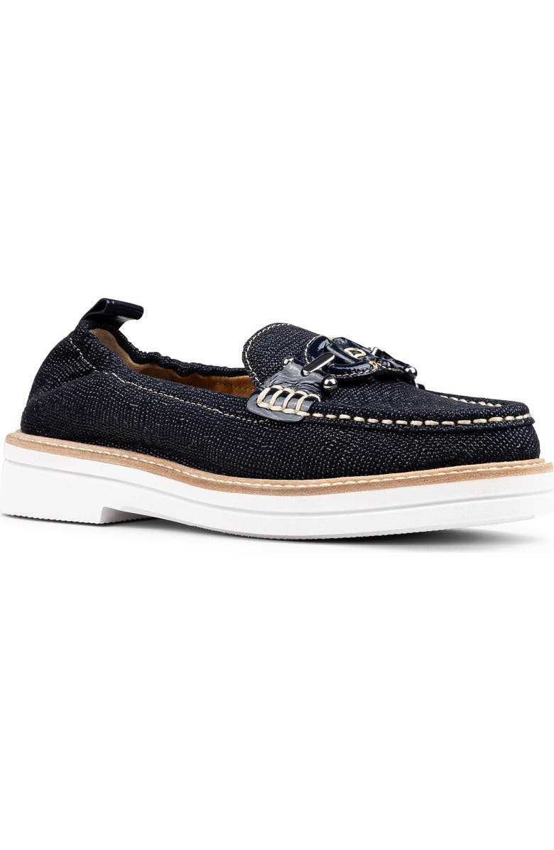 Donald Pliner Lomma Platform Loafer, Main, color, Navy