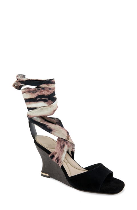 Fabia Ankle Wrap Wedge Sandal (Women)