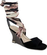 Kenneth Cole Fabia Ankle Wrap Wedge Sandal