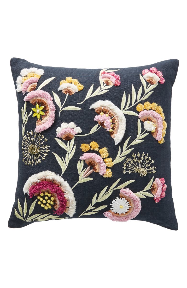 Anthropologie Home Olga Prinku Embroidered Odette Accent Pillow, Alternate, color,