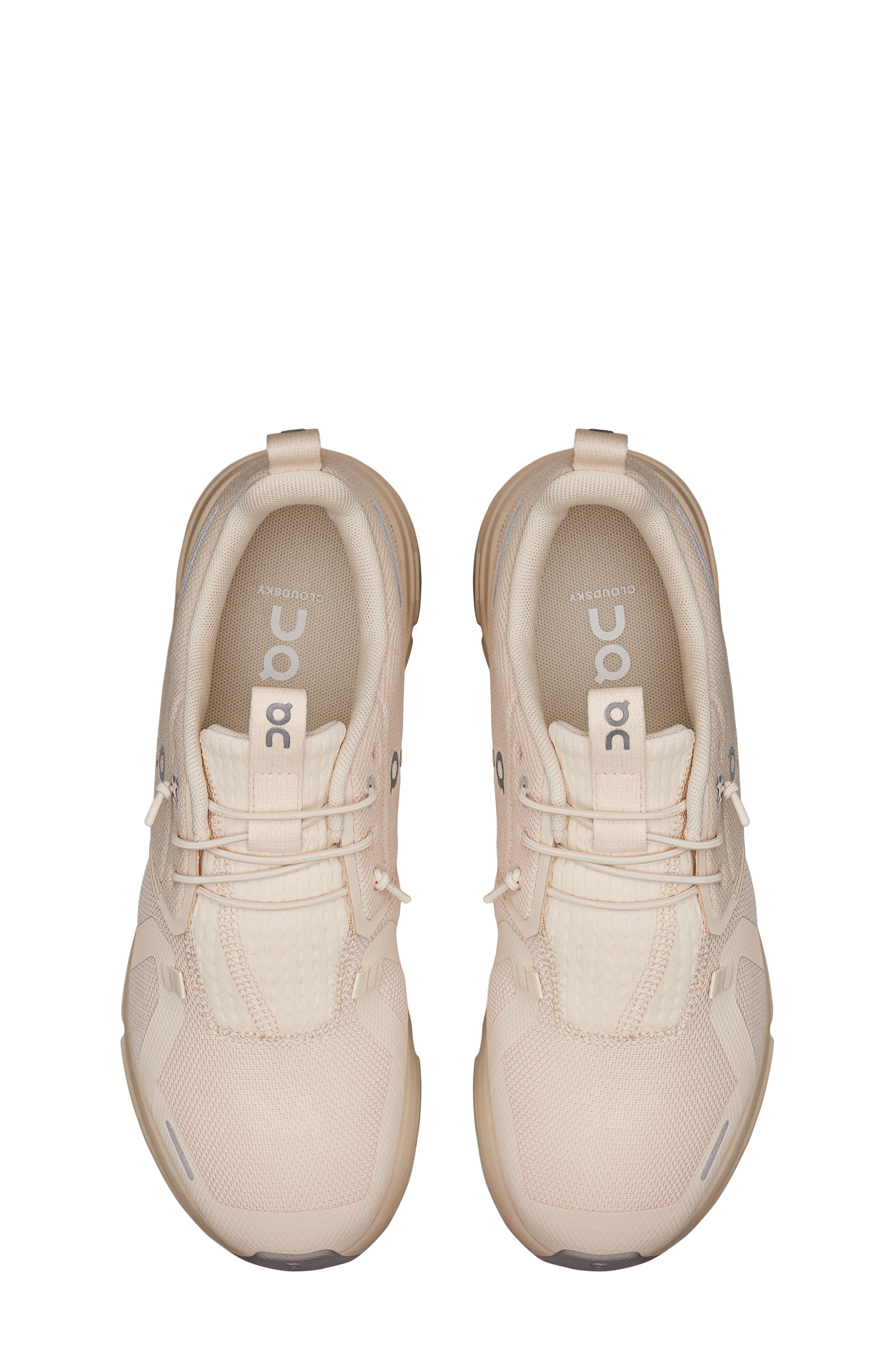 Kids' Cloud Sky Running Sneaker, Alternate, color, SAND/ SILVER