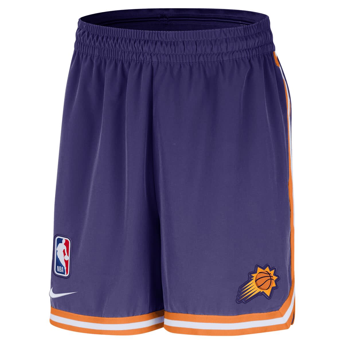 purple and orange nike shorts