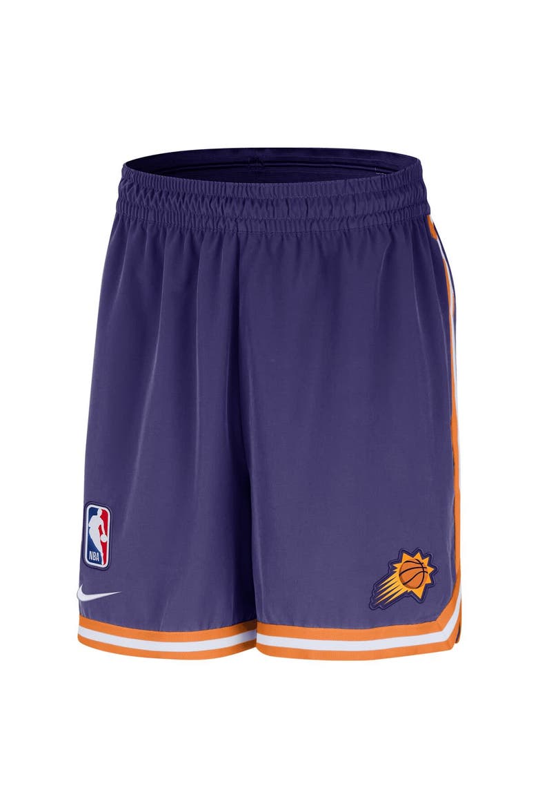 Men's Nike Purple Phoenix Suns Authentic Pre-Game Woven Performance Shorts, Alternate, color, Purple
