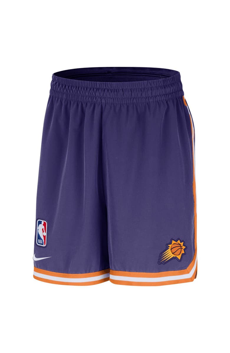 Nike Men's Nike Purple Phoenix Suns Authentic Pre-Game Woven Performance Shorts, Alternate, color, Purple