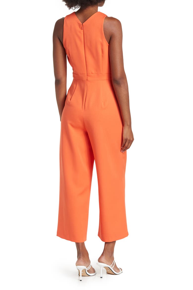 Halter Neck Jumpsuit, Alternate, color, CORAL