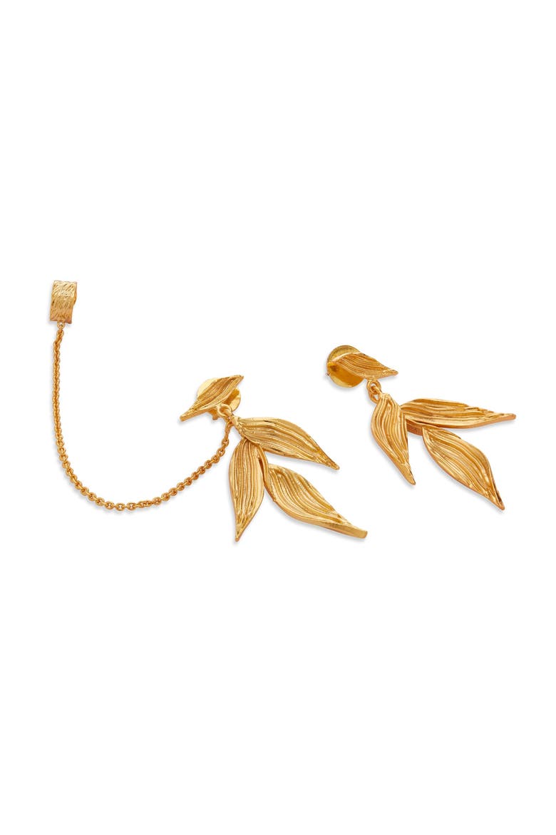 ISARO MINI EARRINGS, Alternate, color, Gold Plated