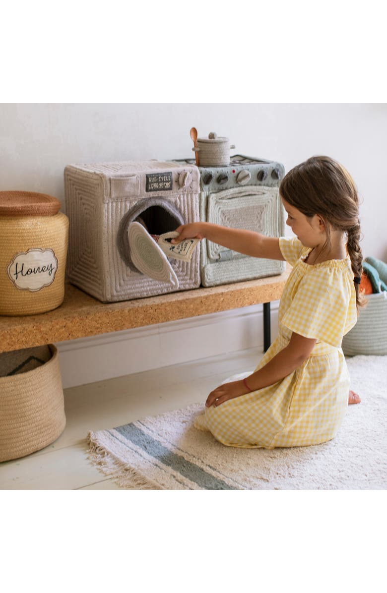 Lorena Canals Play Basket Washing Machine, Alternate, color, Grey