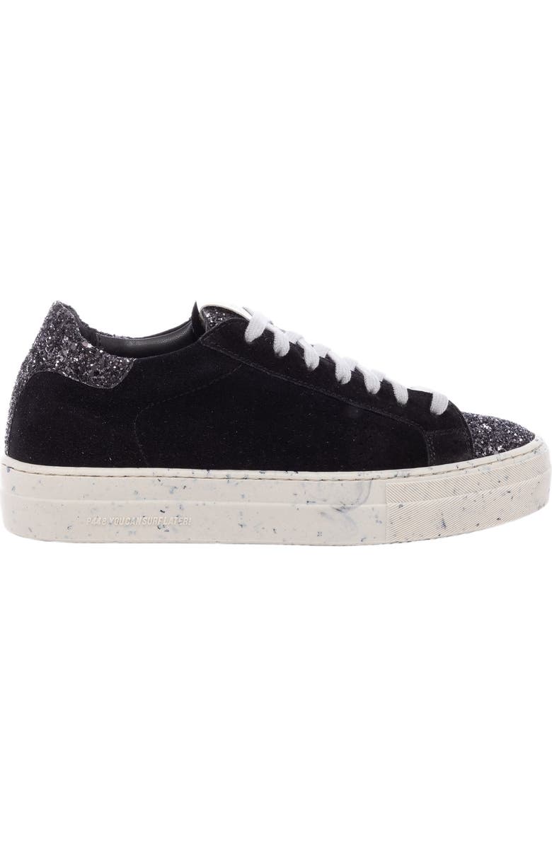 P448 Thea Platform Sneaker, Main, color, Black-Gunmetal