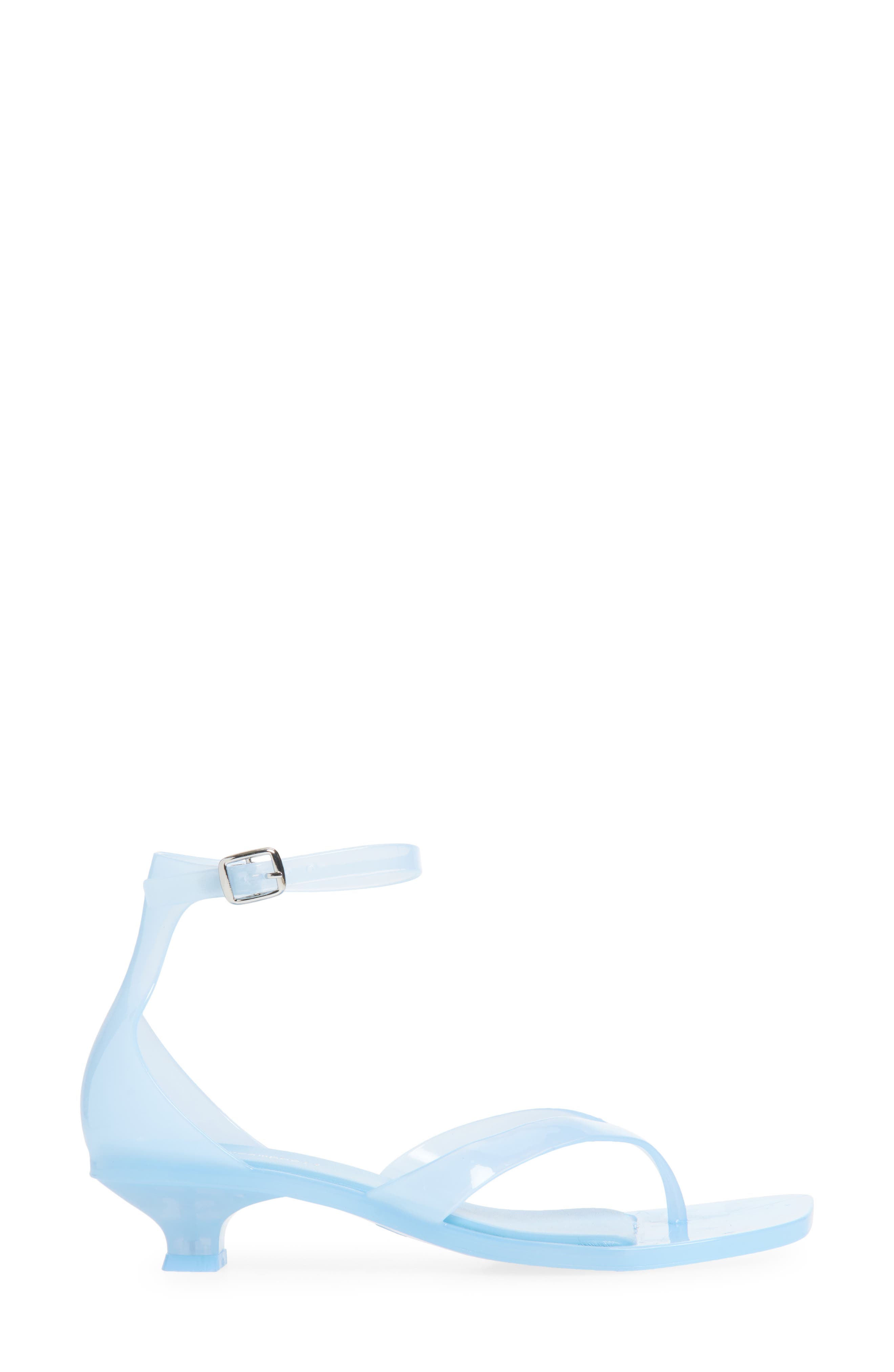 Gummy Ankle Strap Sandal, Alternate, color, LIGHT BLUE