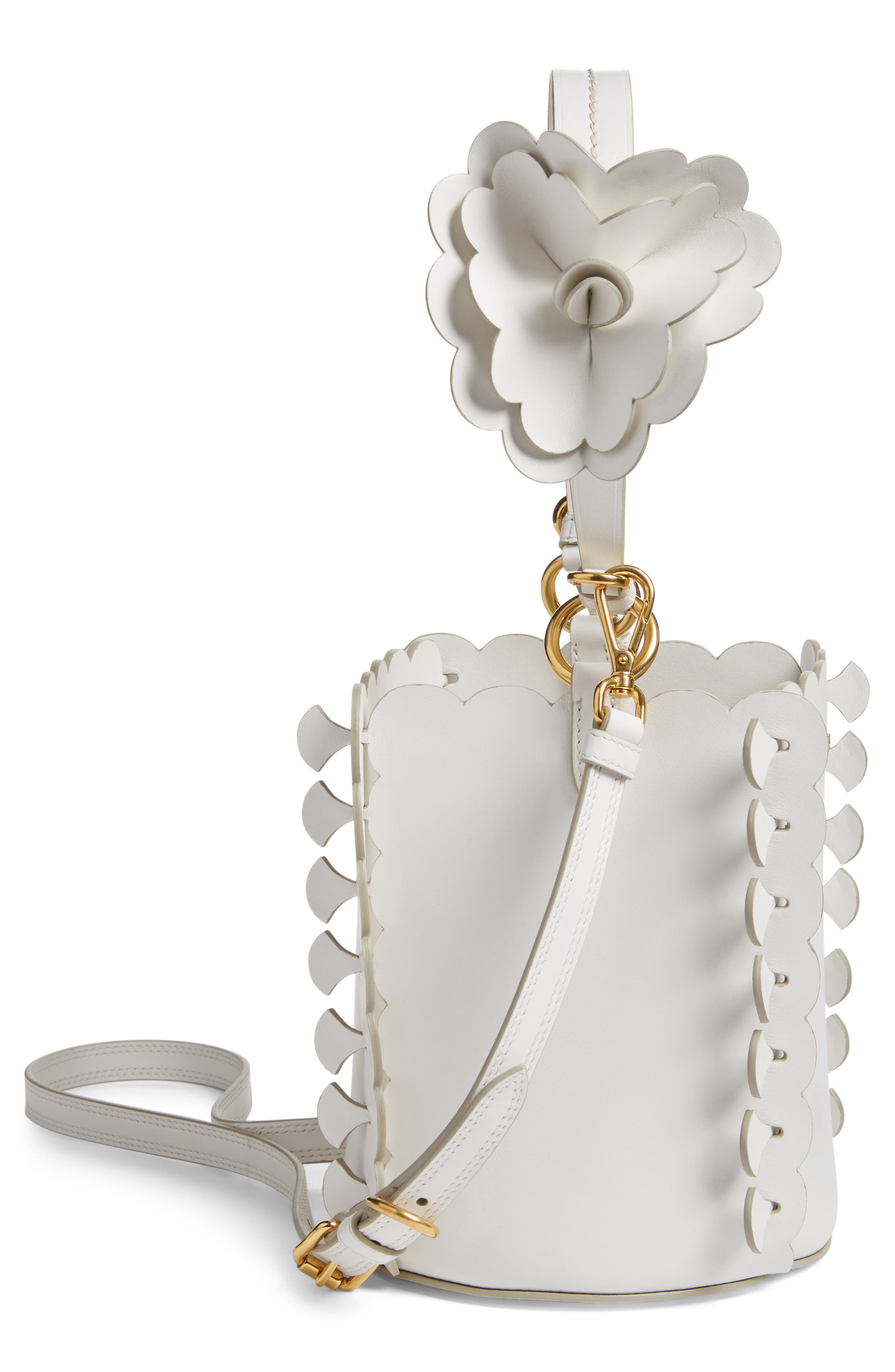 Miu Miu Leather Bucket Bag, Alternate, color, 