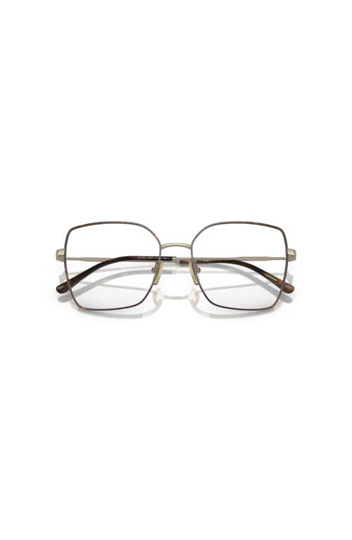 Vogue Eyewear 51mm Irregular Optical Glasses In Brown