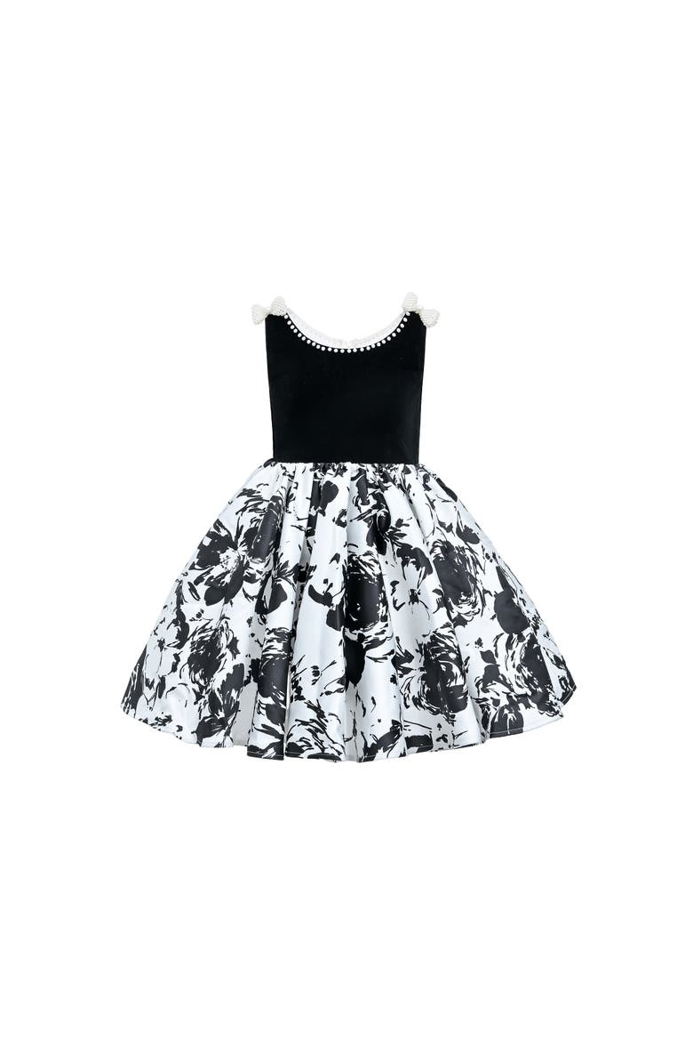 Tulleen Maitland Dress, Alternate, color, Black