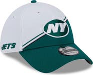 New Era Men's New Era White/Green New York Jets 2023 Sideline 39THIRTY Flex Hat