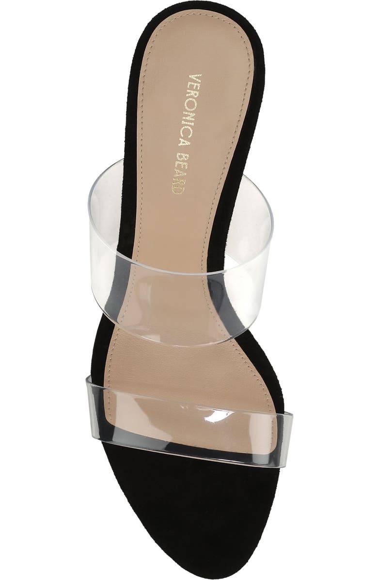 Veronica Beard Asha Sandal, Alternate, color, Clear/ Black