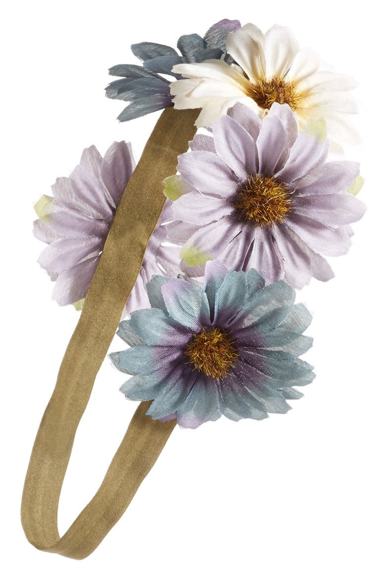 'Garden' Head Wrap, Main, color, BLUE