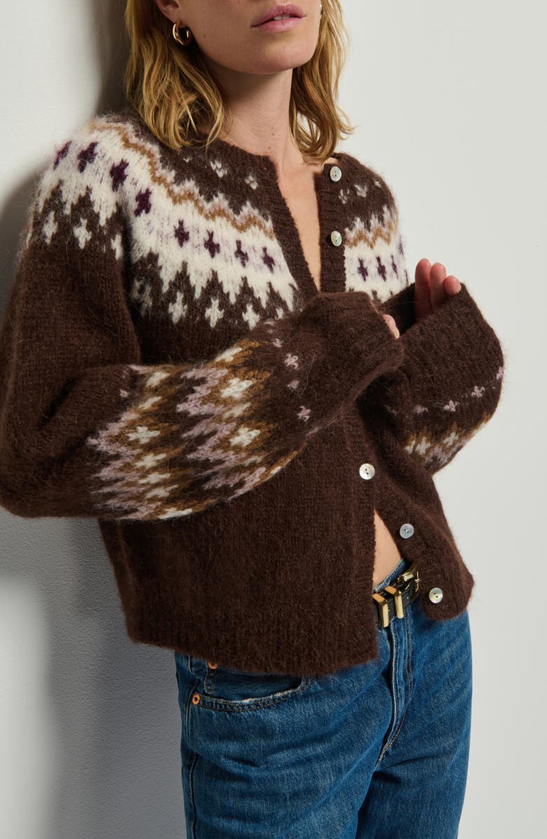 Nation LTD Lula Fair Isle Cardigan, Alternate, color,