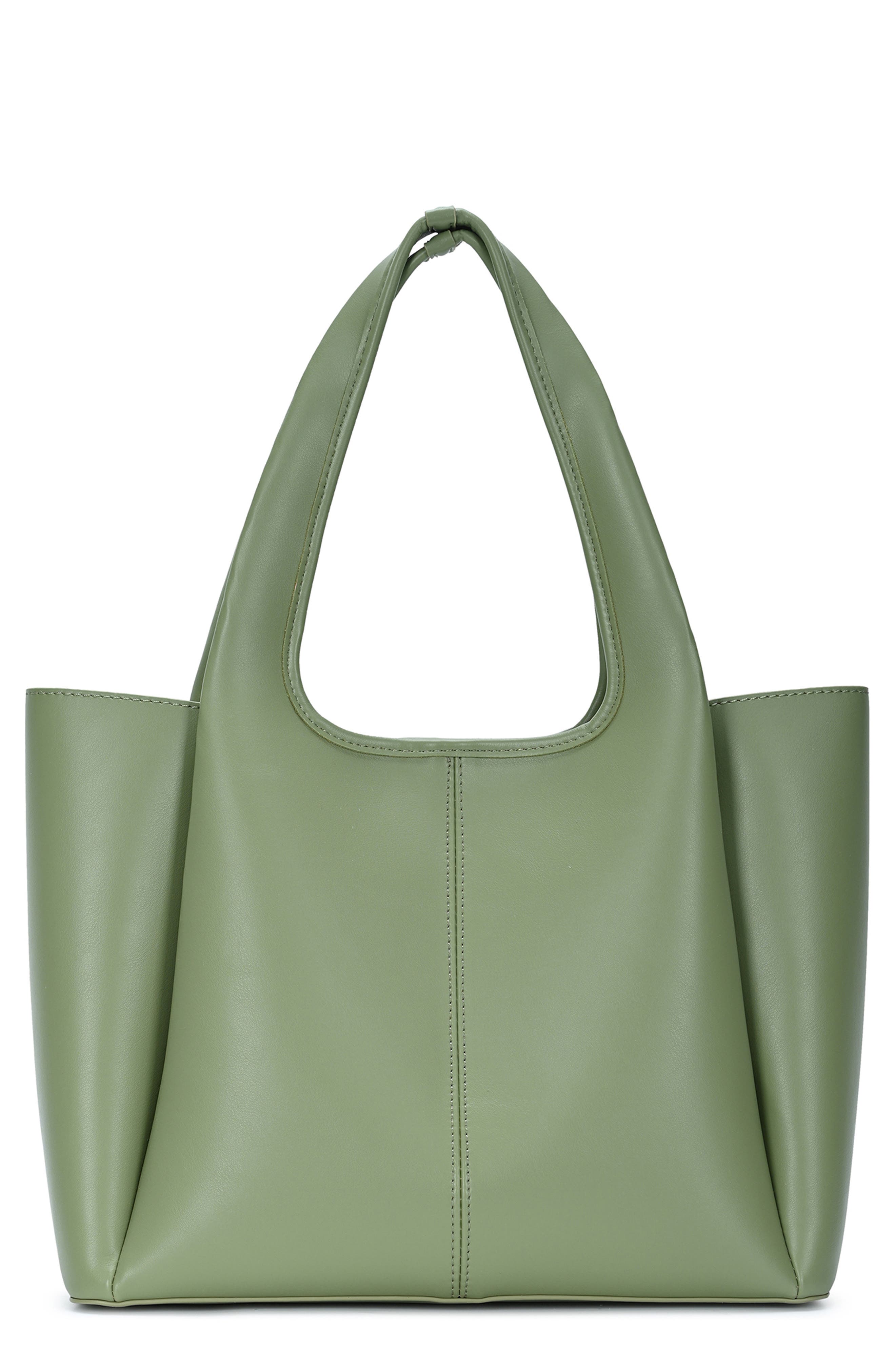 Faux Leather Tote