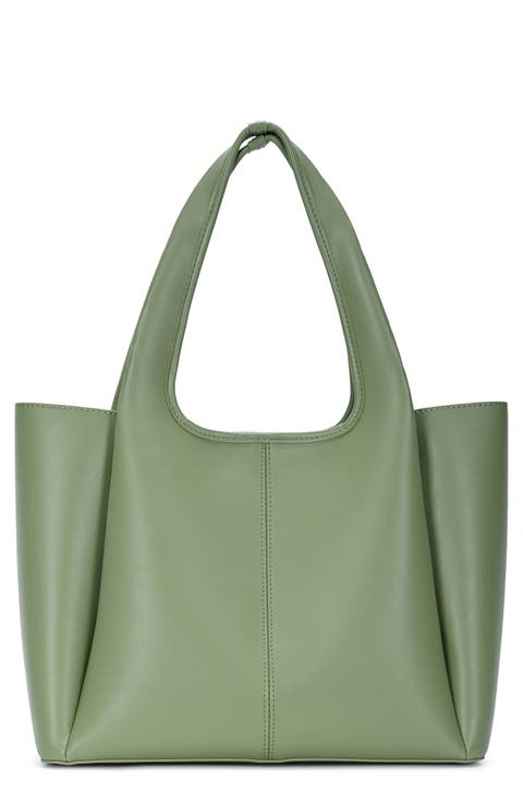 Faux Leather Tote