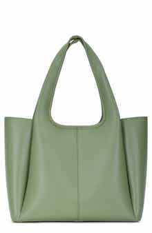 Faux Leather Tote