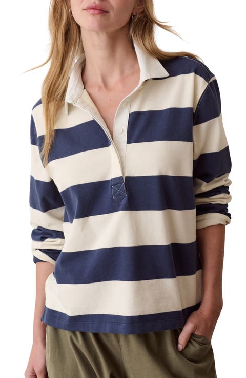 Miracle Jersey Stripe Rugby Polo