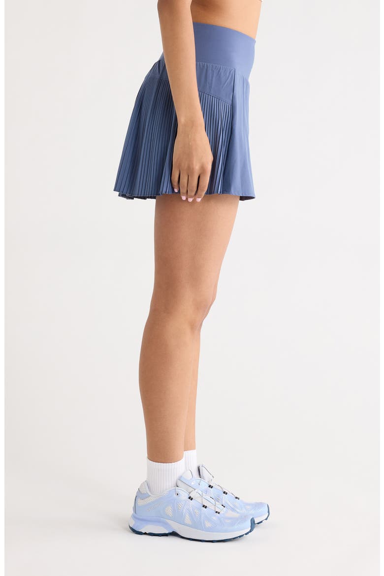 Super Set High Waist Pleated Skort, Alternate, color, BLUE VINTAGE