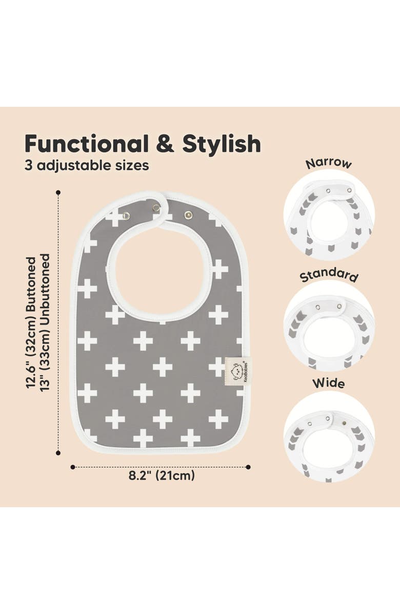 KeaBabies 8-Pack Coast Drool Bibs, Alternate, color, Crossroads