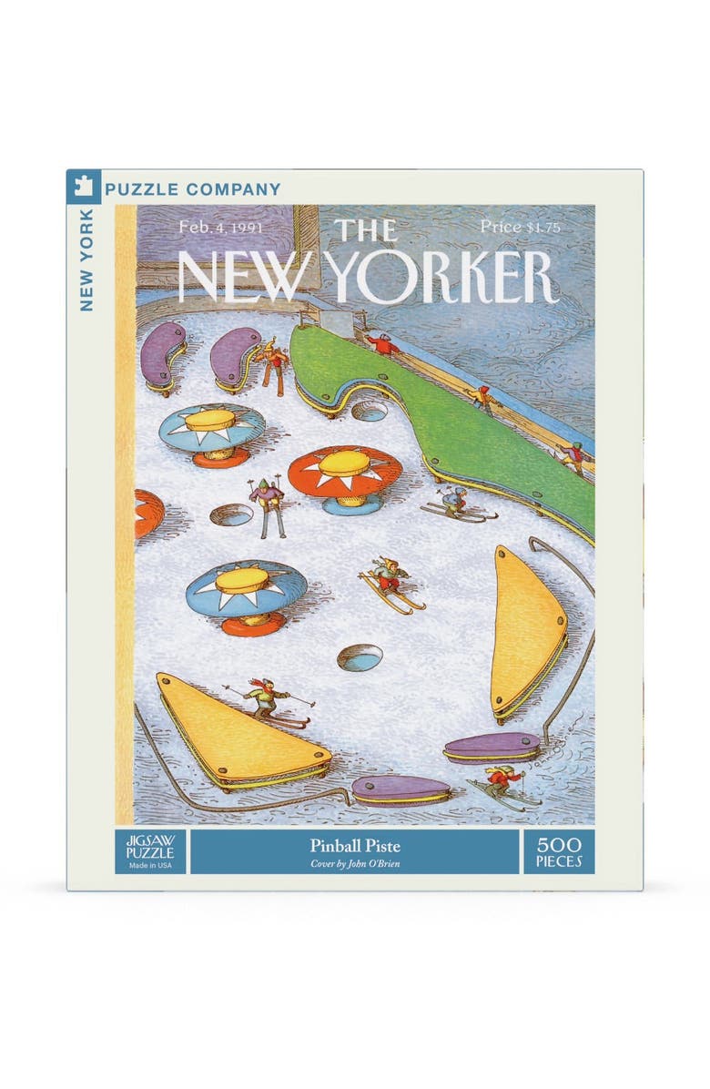 NEW YORK PUZZLE COMPANY Pinball Piste 500 Piece Puzzle, Main, color, NO COLOR
