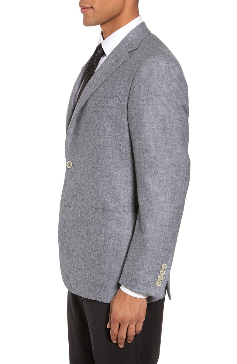 Hickey Freeman Classic B Fit Wool & Cashmere Blazer, Alternate, color, 