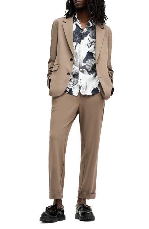 Allsaints Canta Blazer In Earthy Brown