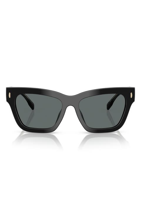 54mm Polarized Cat Eye Sunglasses