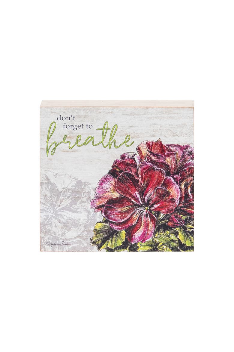 Breathe Wall Decor, Main, color, Pink