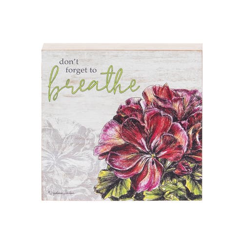 C & F Home C&f Home Breathe Wall Decor In Pink