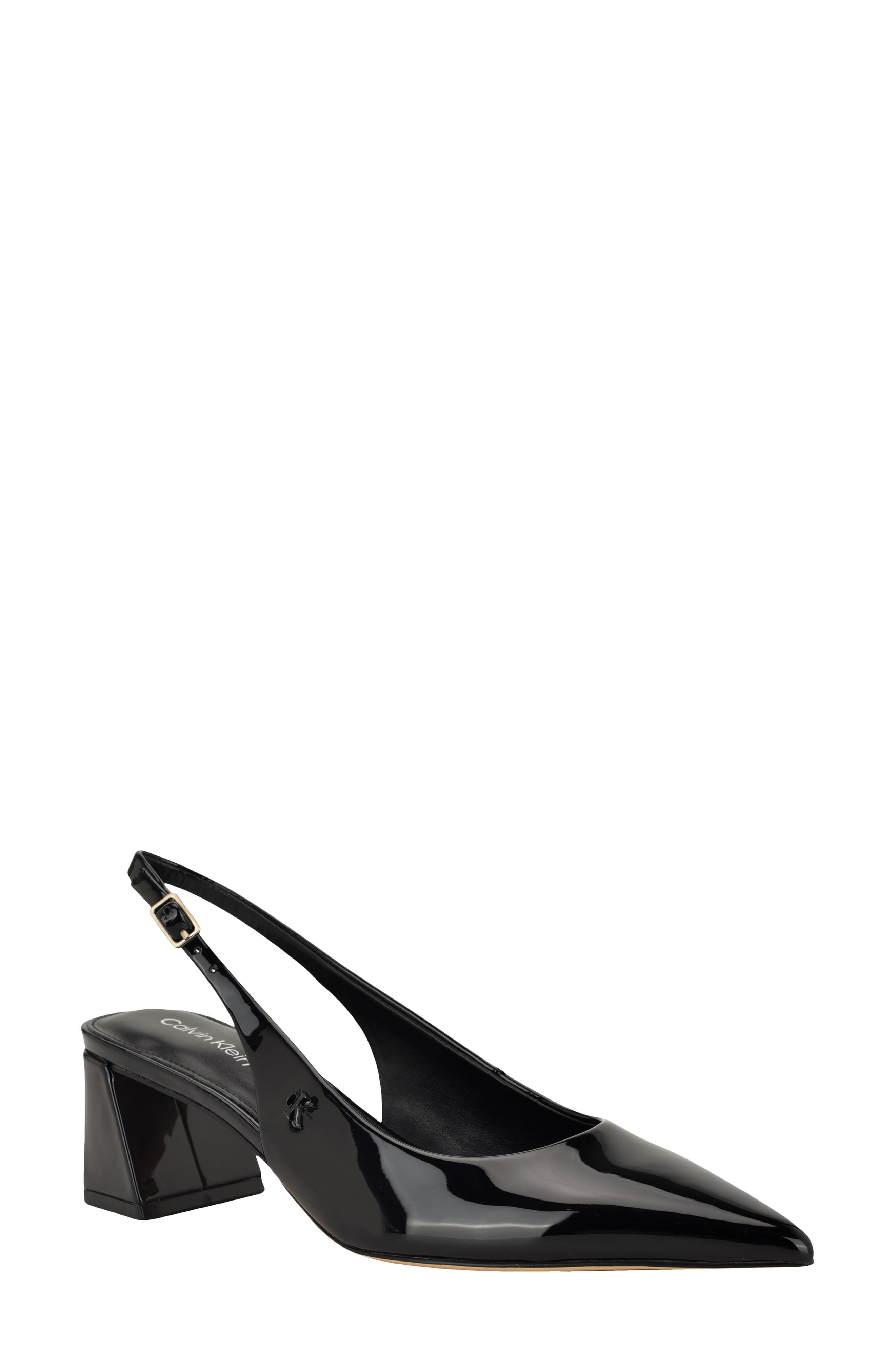Calvin Klein Sarra Slingback Pointed Toe Pump, Main, color, 