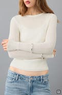 MANGO TEEN Semisheer Rib Sweater