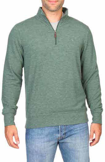 TailorByrd Sueded Fleece Quarter Zip Pullover