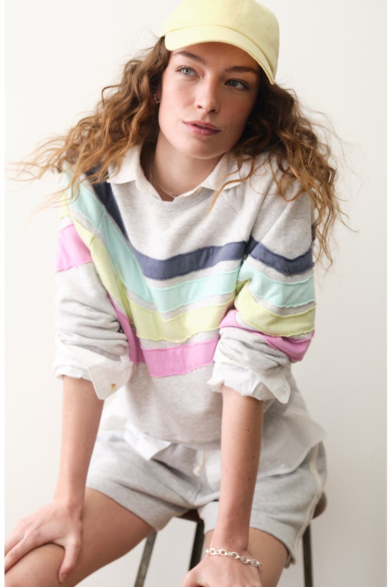 Cloud 9 French Terry Sweatshirt, Alternate, color, HEATHER GREY