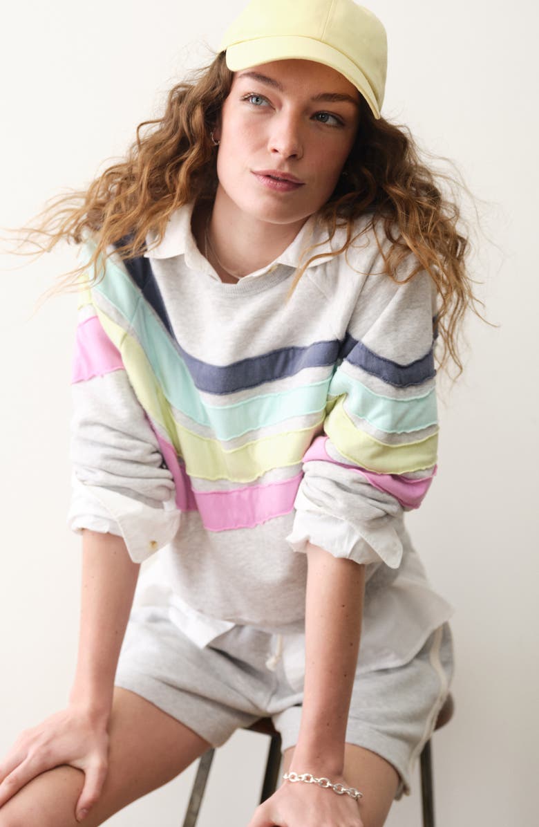 Marine Layer Cloud 9 French Terry Sweatshirt, Alternate, color, 