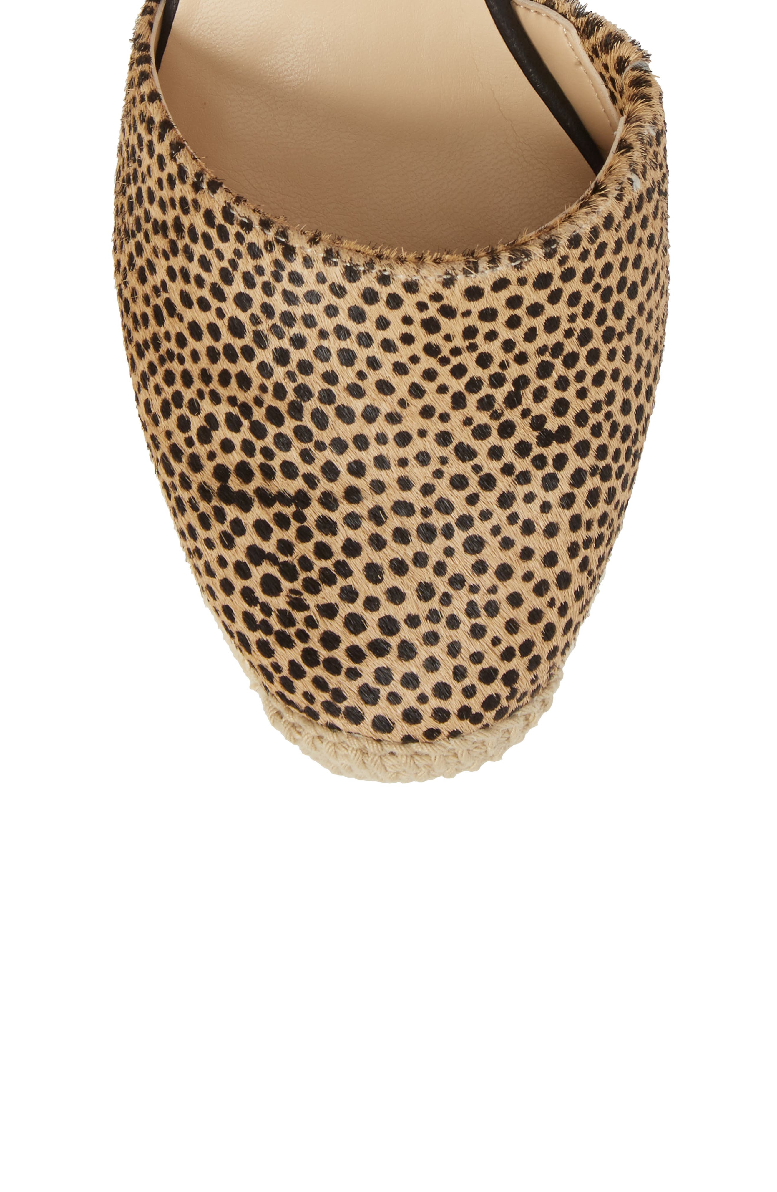 Channing Espadrille Sandal, Alternate, color, DOTTED HAIRCALF
