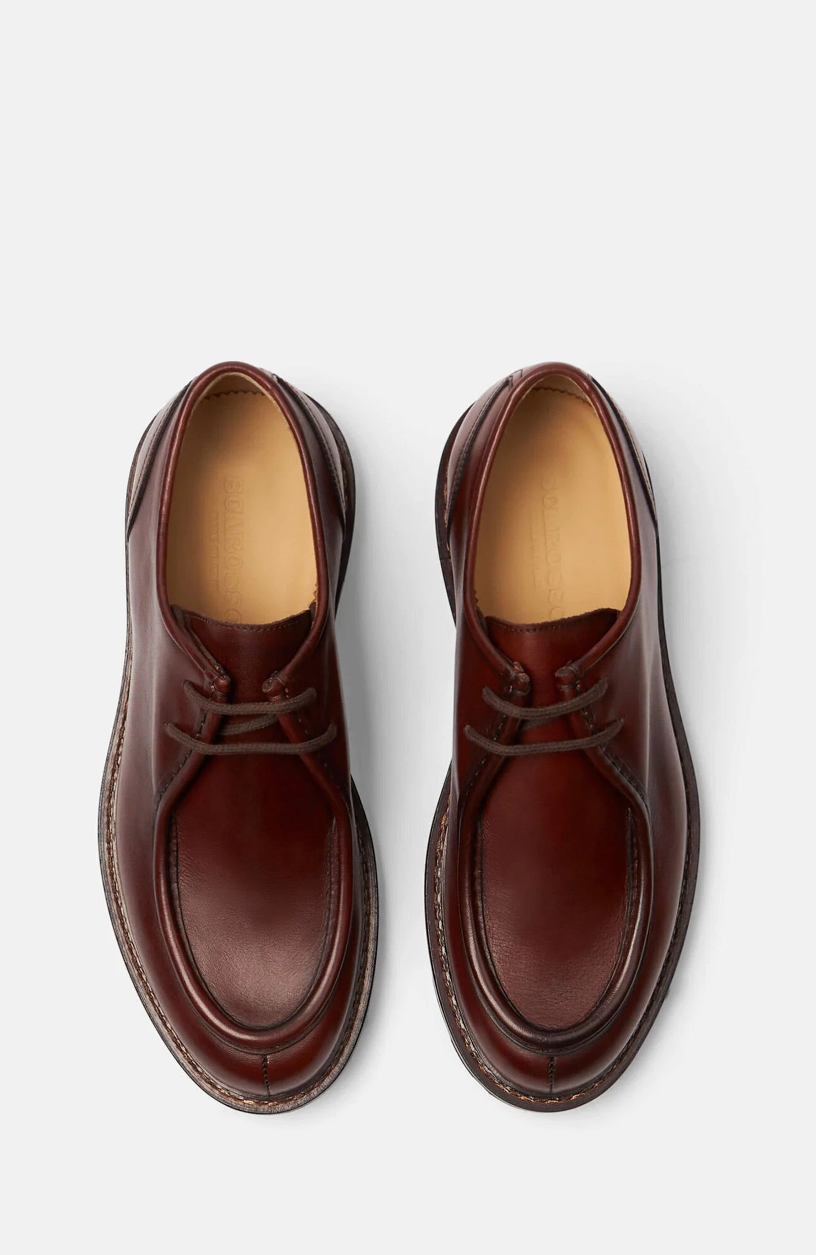 Damiano Derbies, Alternate, color, Burgundy - Calf