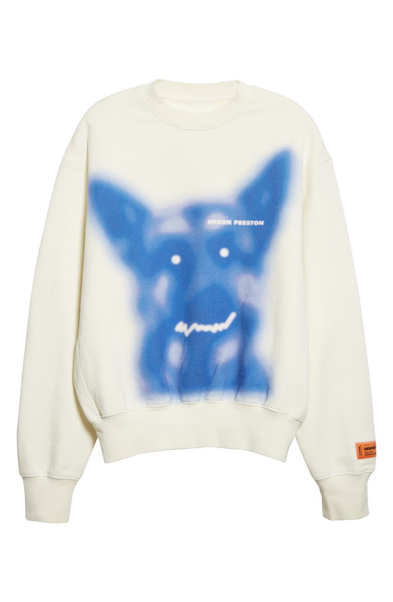 Heron Preston Beware of Dog Graphic Sweatshirt, Alternate, color, 