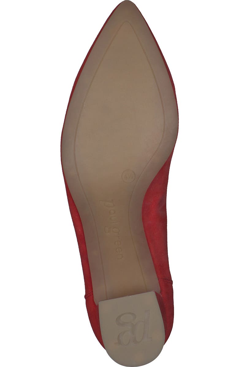 Paul Green Yvette Pointed Toe Pump, Alternate, color, Salsa Suede