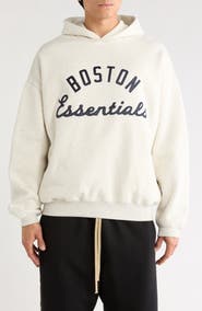 Fear of God Essentials x MLB Red Sox Sport Cotton Blend Graphic Hoodie