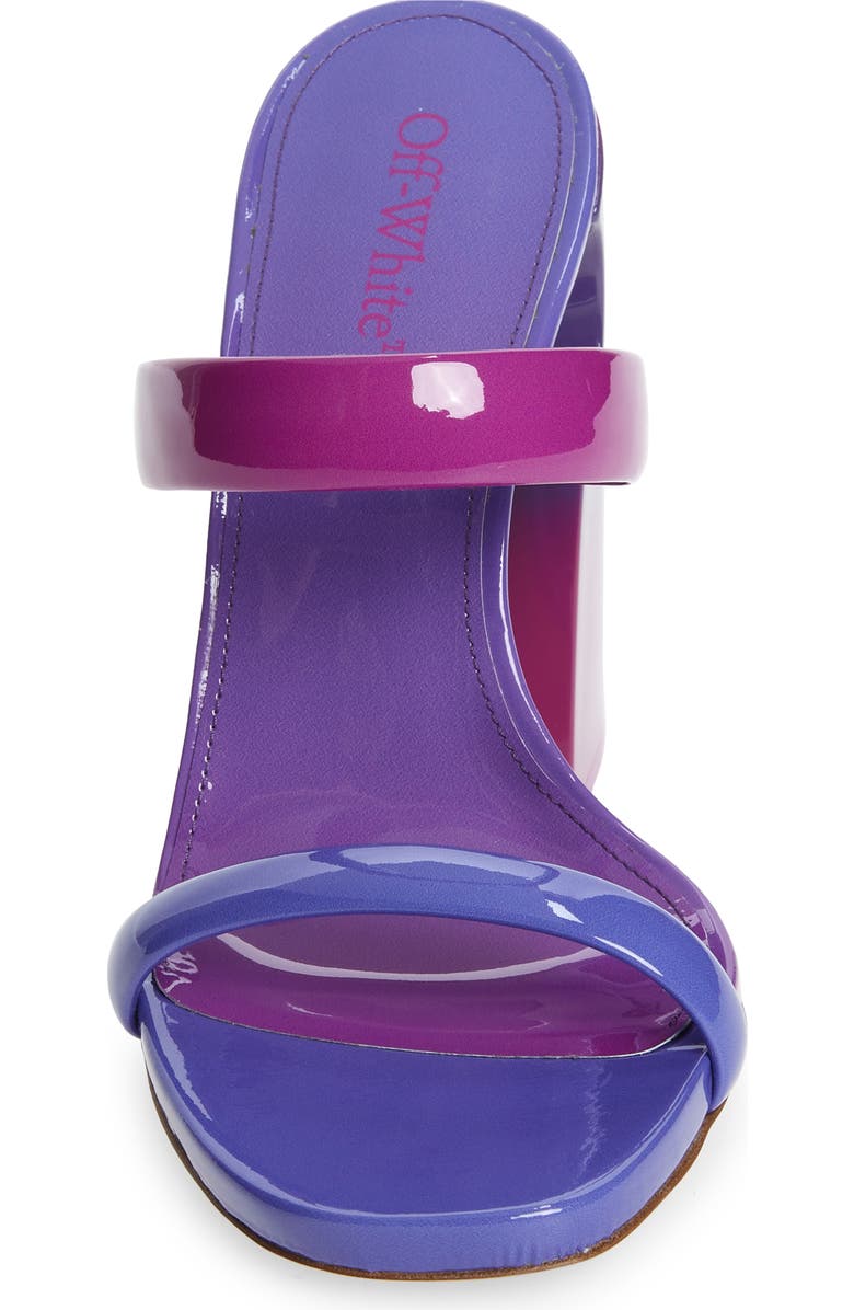 Off-White Shade Meteor Block Heel Slide Sandal, Alternate, color,