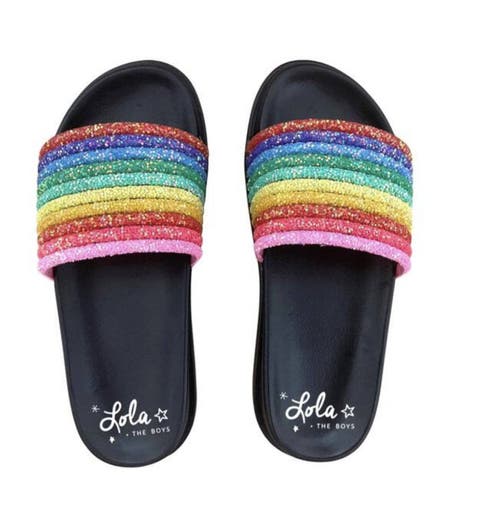 Glitter Rainbow Slides