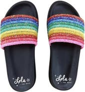 Lola + The Boys Glitter Rainbow Slides