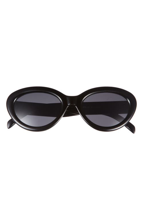 Bp. Oval Sunglasses In Black
