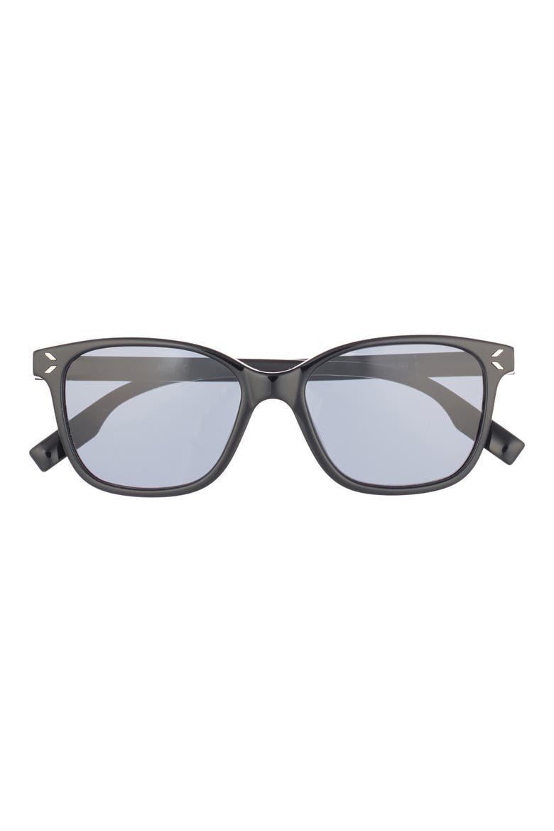 51mm Square Sunglasses, Main, color, BLACK BLACK GREY