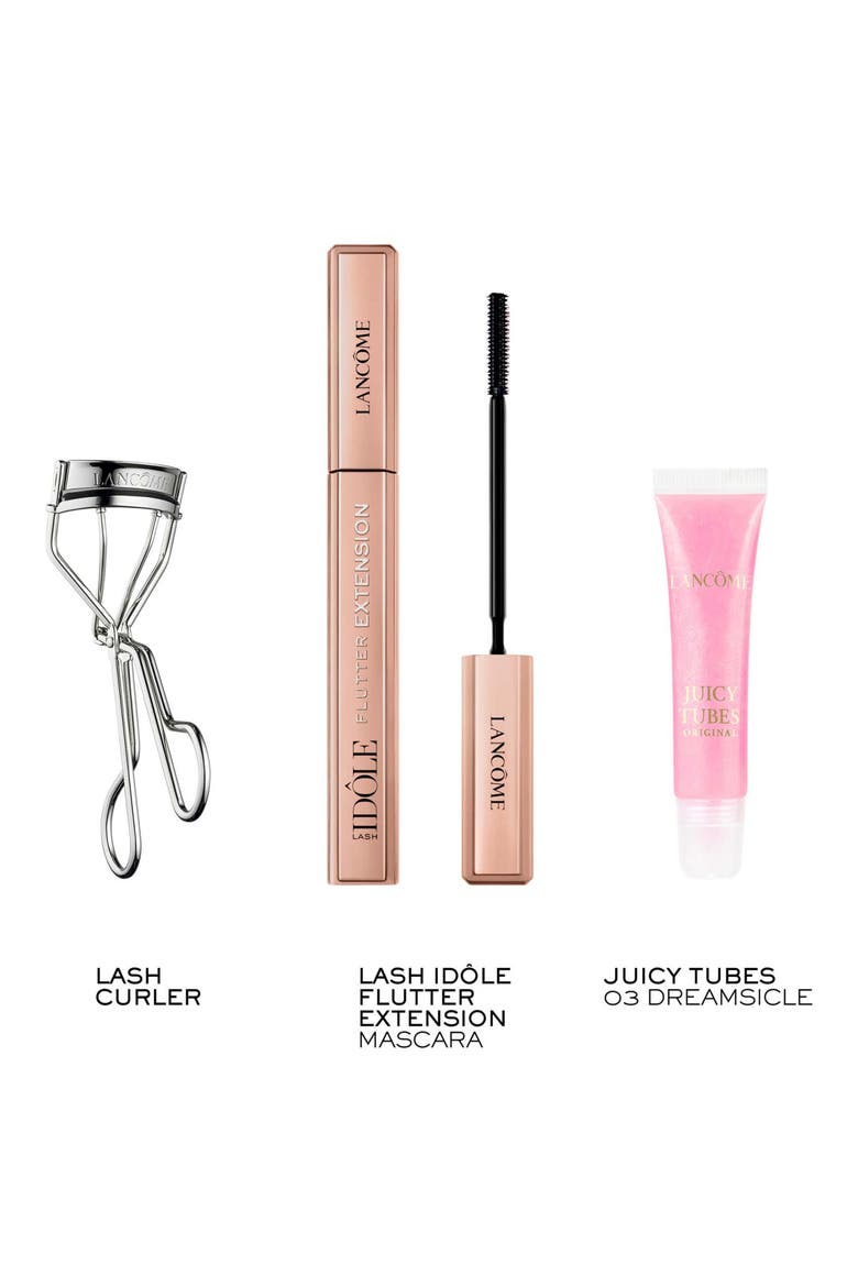 Lash Idôle Flutter Mascara, Lip Gloss & Lash Curler Set $69 Value, Alternate, color, NO COLOR